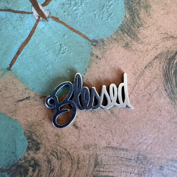 James Avery used Silver 'Blessed' charm - Picture 1 of 4
